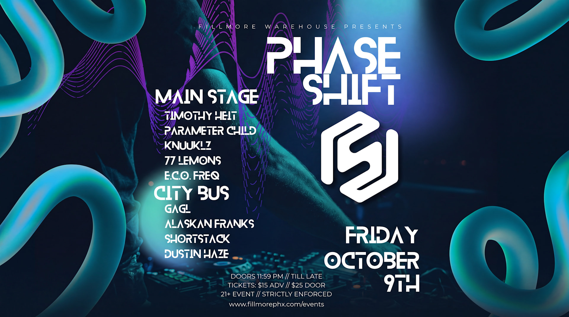 Phase Shift @ Fillmore Afters - 10.09.2026
