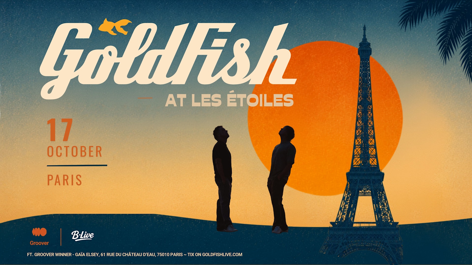 Goldfish Live In Paris!