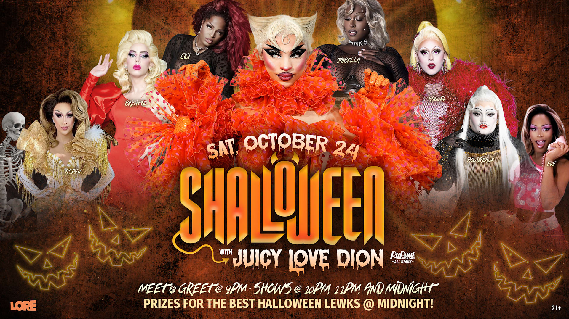 Shalloween! With Juicy Love Dion From Rupaul's Drag Race