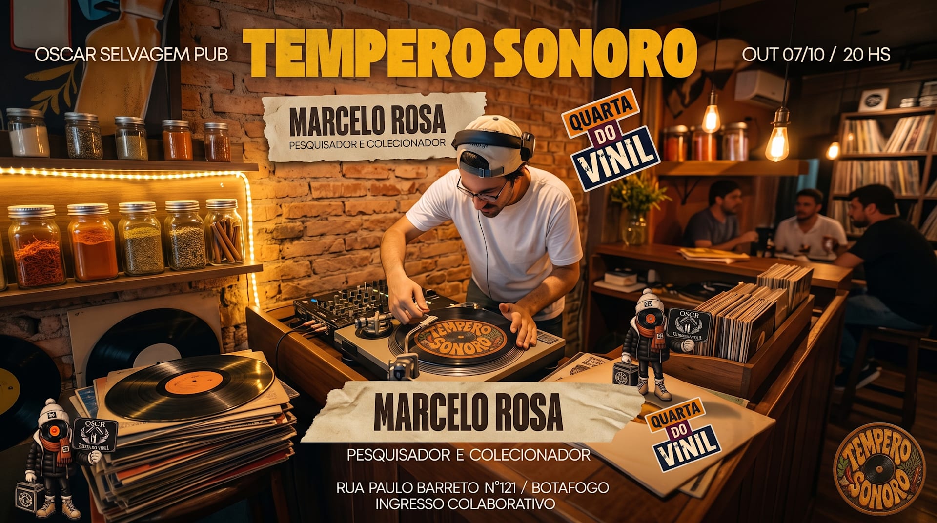 Tempero Sonoro - 07/10 - Quarta Do Vinil