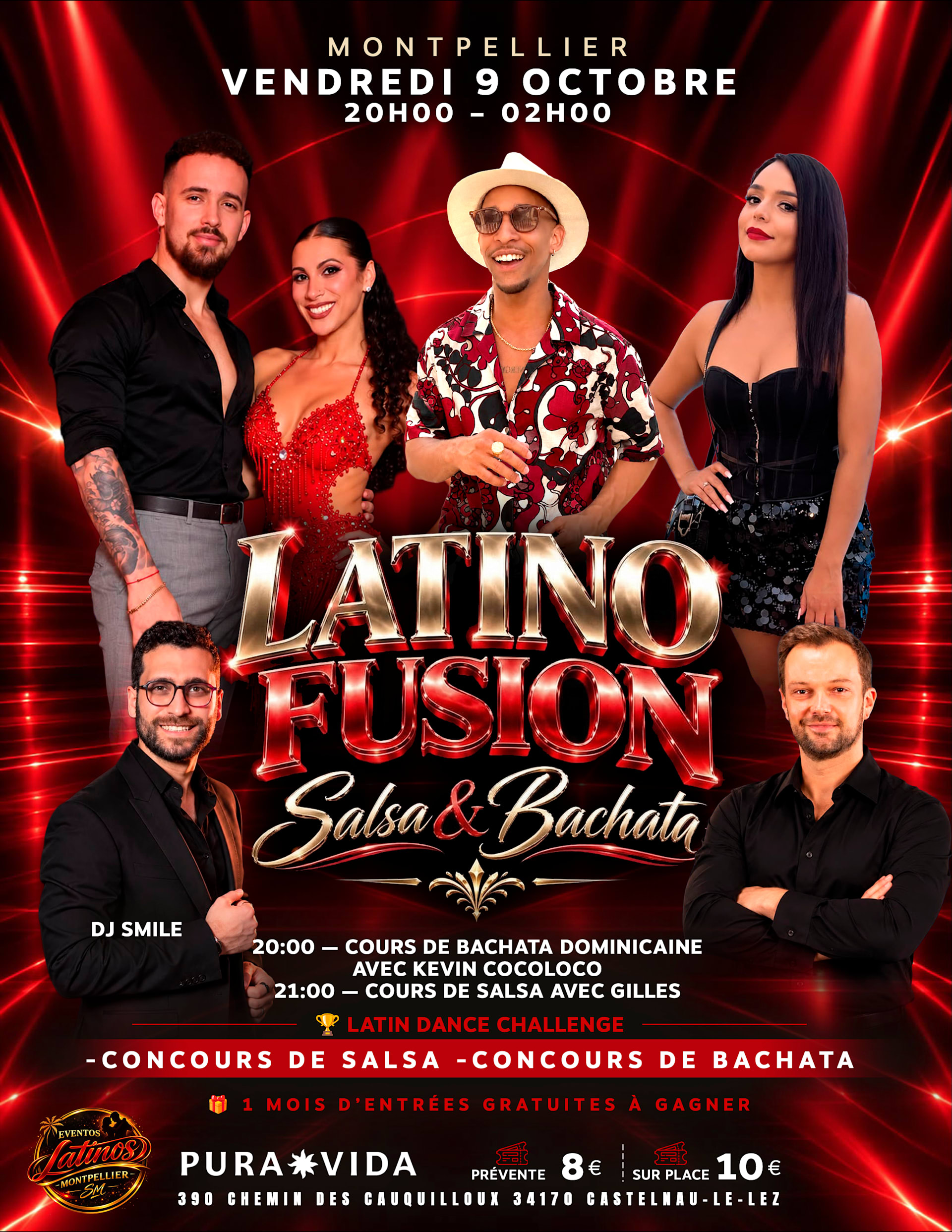 Soirée Salsa & Bachata •Vendredi 9 Octobre📍Pura Vida Mtp