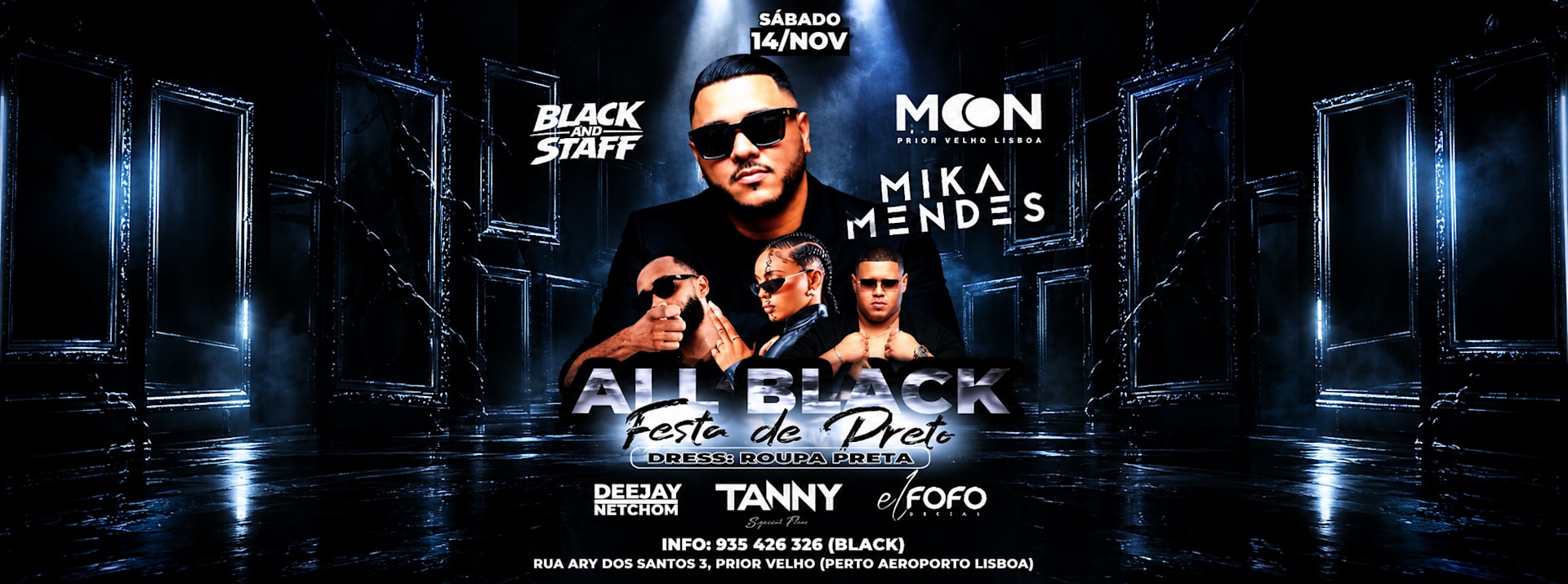 🎤Mika Mendes 🖤All Black Party “Festa De Preto”