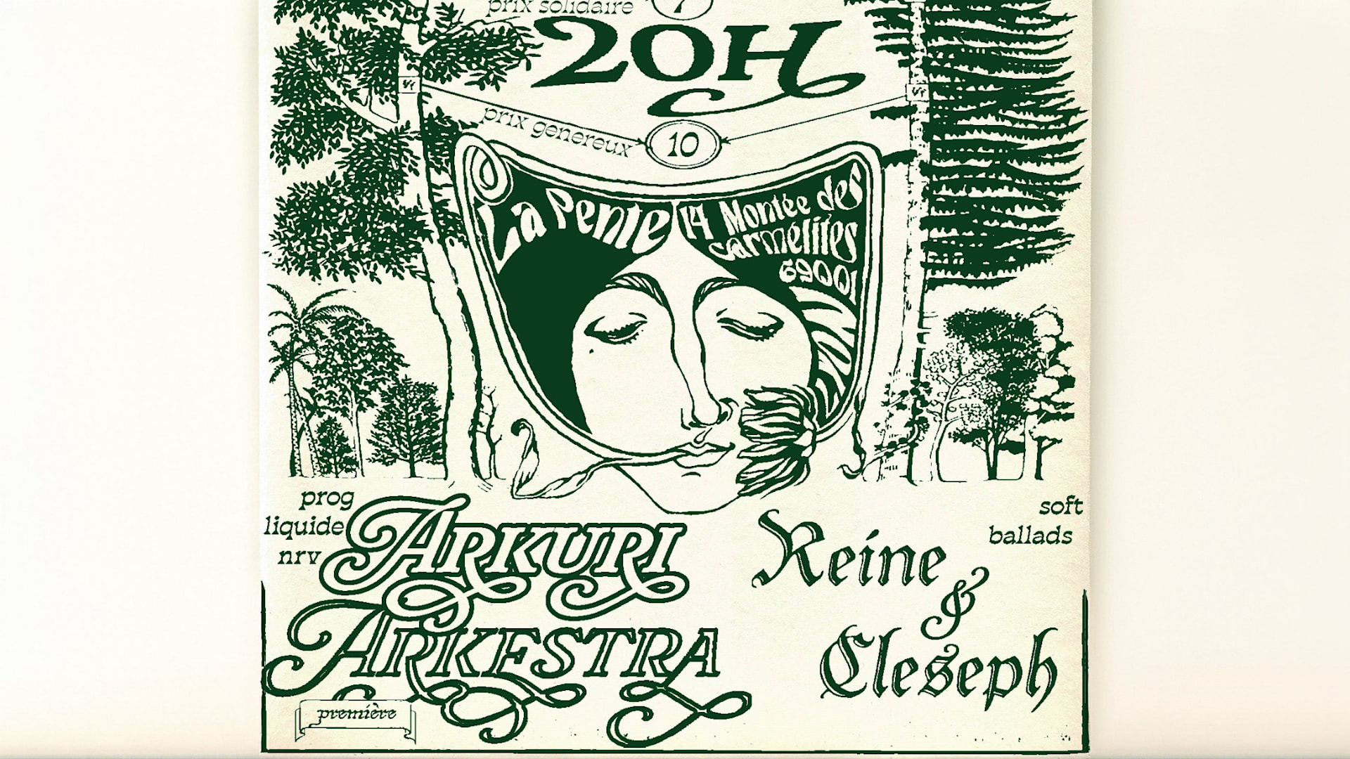 Concert : Arkuri Arkestra + Reine & Cleseph [Rock / Folk]