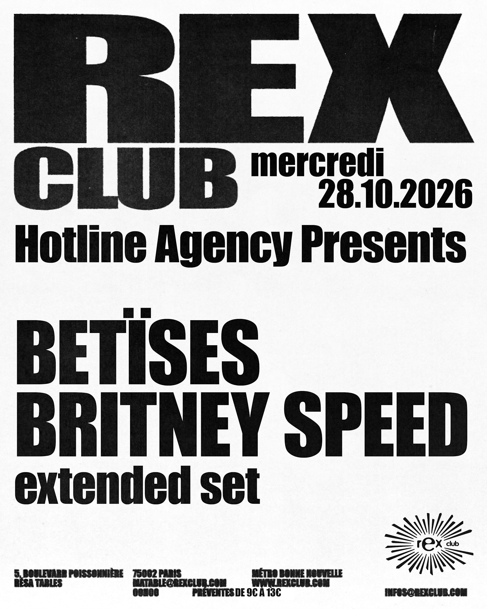 Hotline Agency Presents Betïses & Britney Speed Extended Set