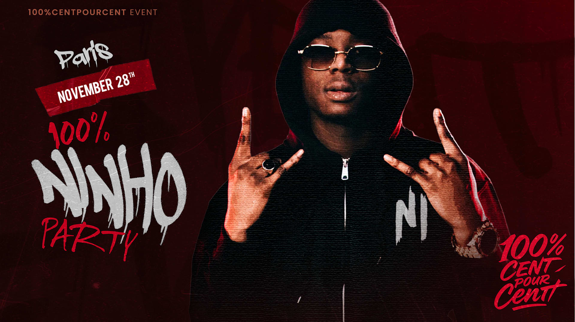 100% Ninho Party In Paris !!