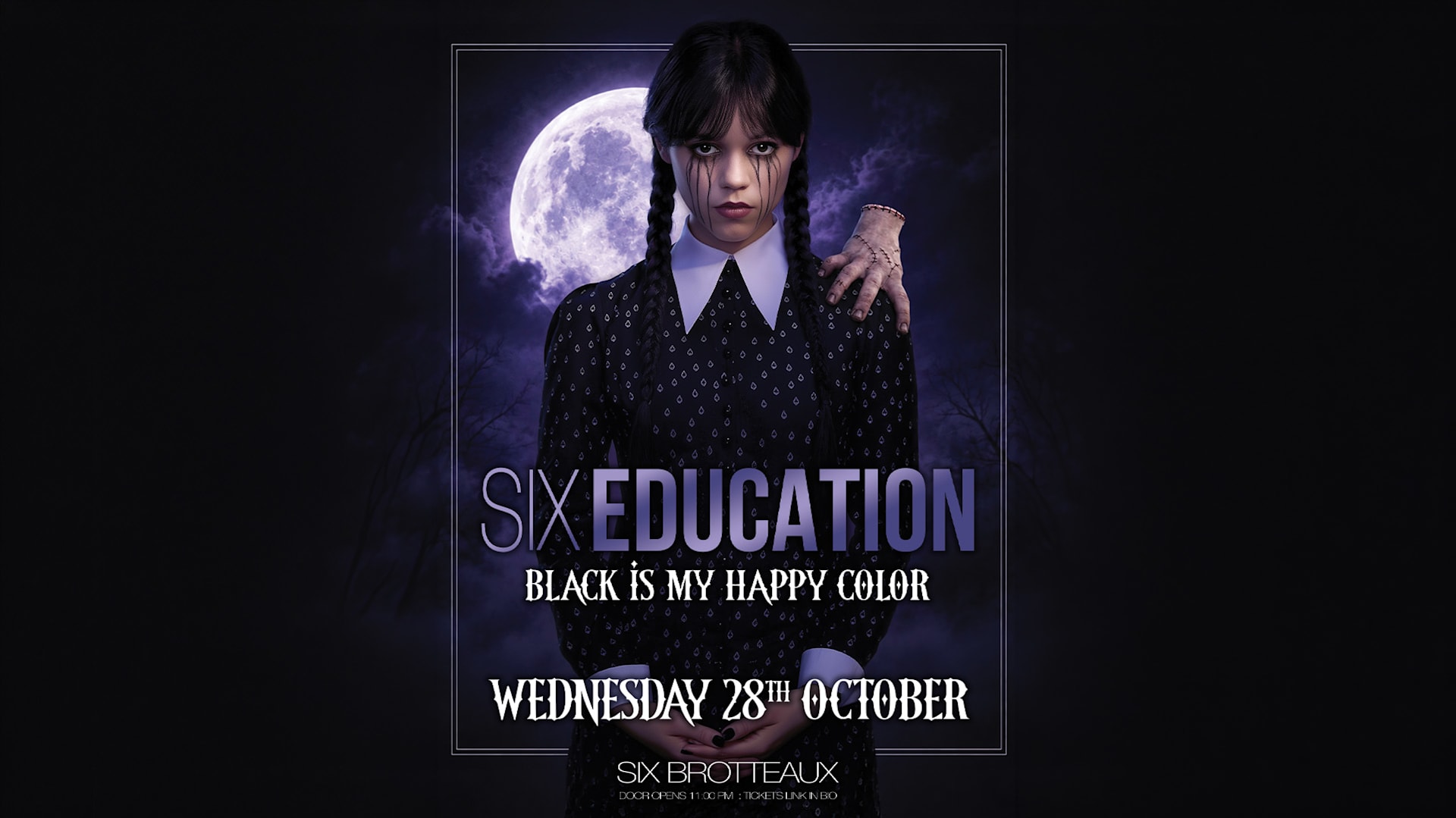 28/10 - Six Education Wednesday Party Only At Six Brotteaux