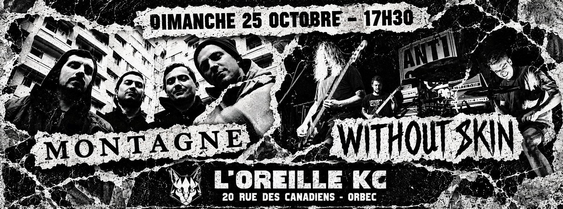 Without Skin + Montagne @ L'oreille Kc