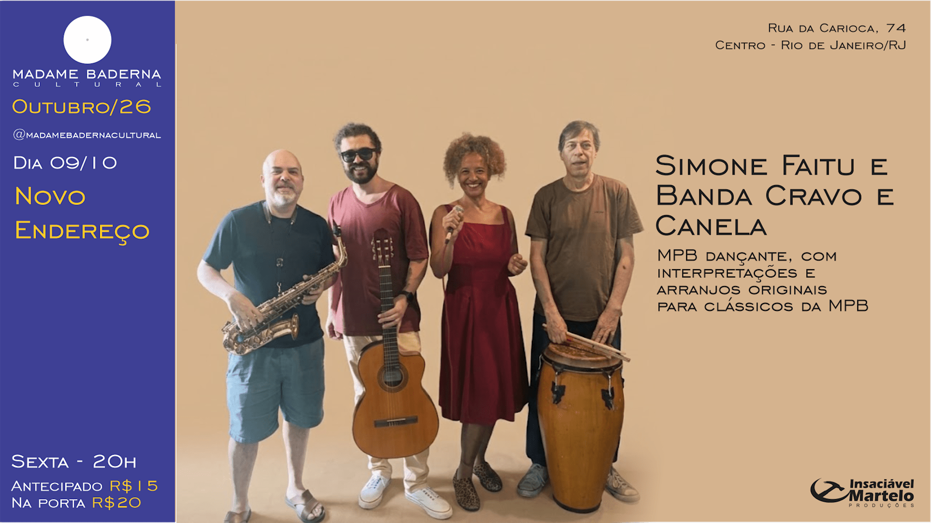 Simone Faitu & Banda Cravo E Canela