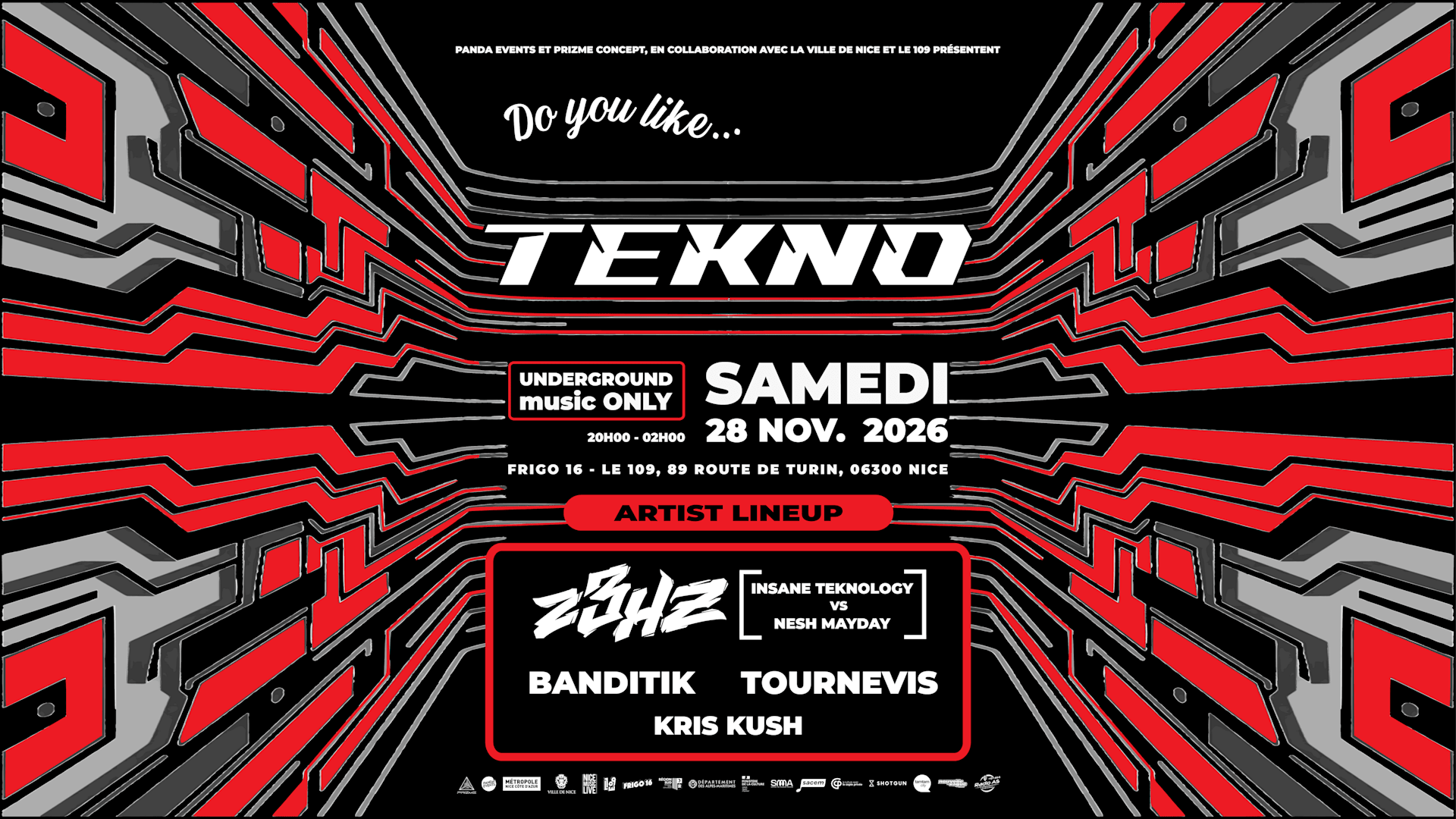 Do You Like... Tekno ? @ Frigo16 - Le 109 [Nice]