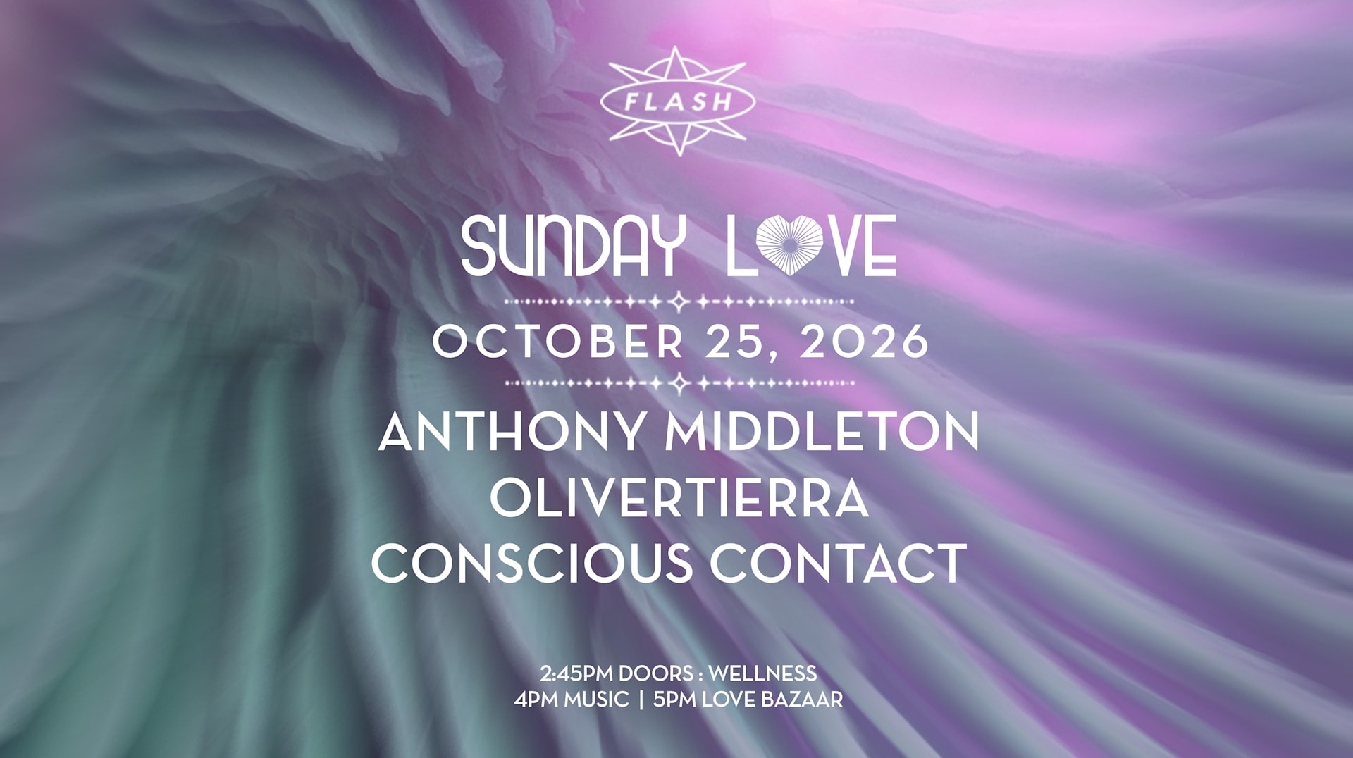 Sunday Love:Anthony Middleton-Olivertierra-Conscious Contact
