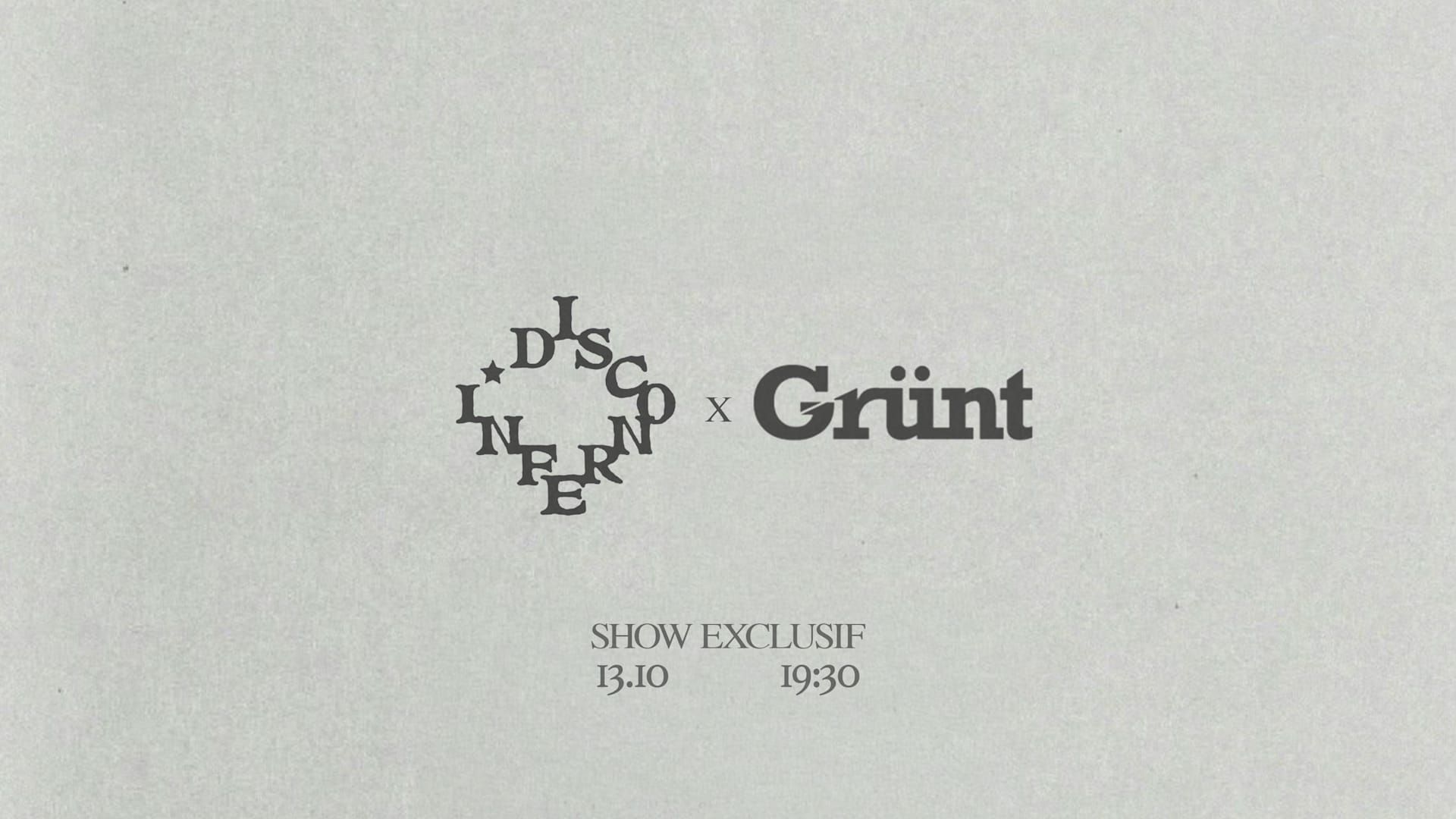 Disco Inferno X Grünt - Show Exclusif (Tournage)