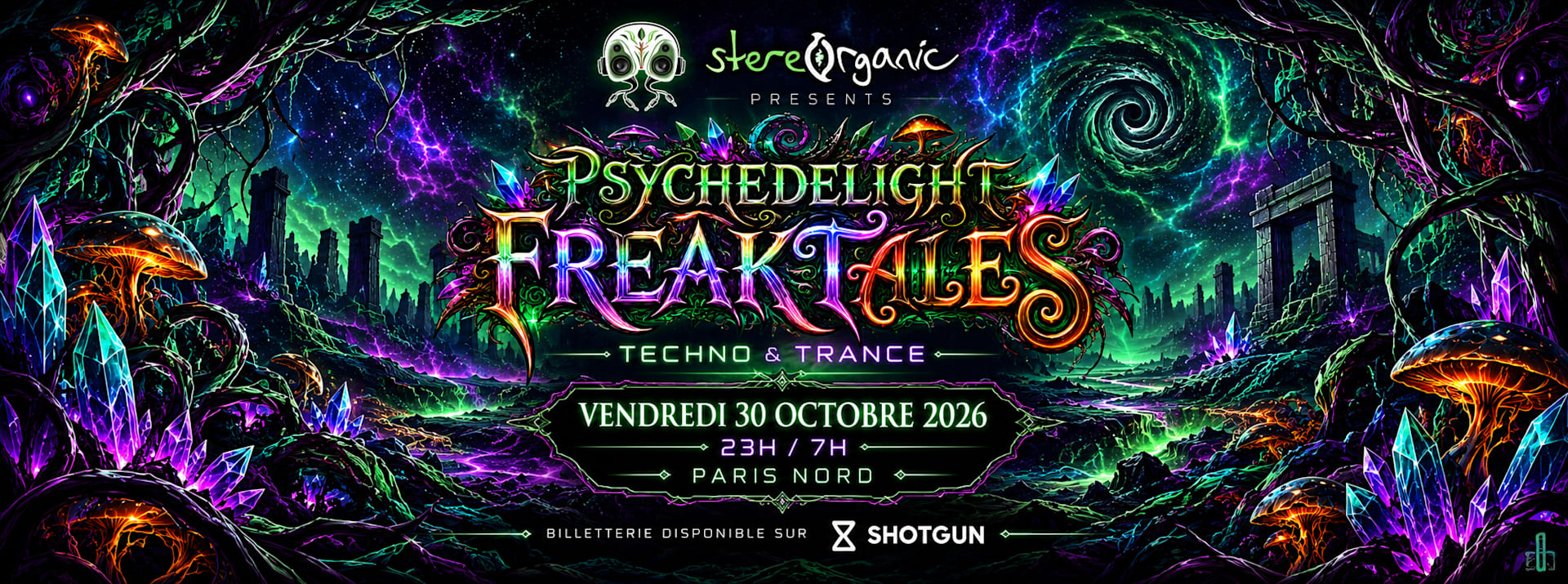 Stereorganic Présente : Psychedelight - Freaktales