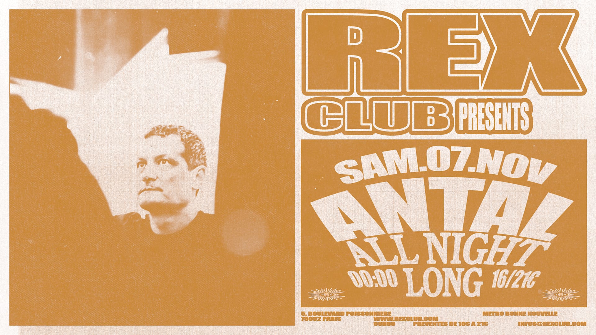 Rex Club Presents: Antal All Night Long
