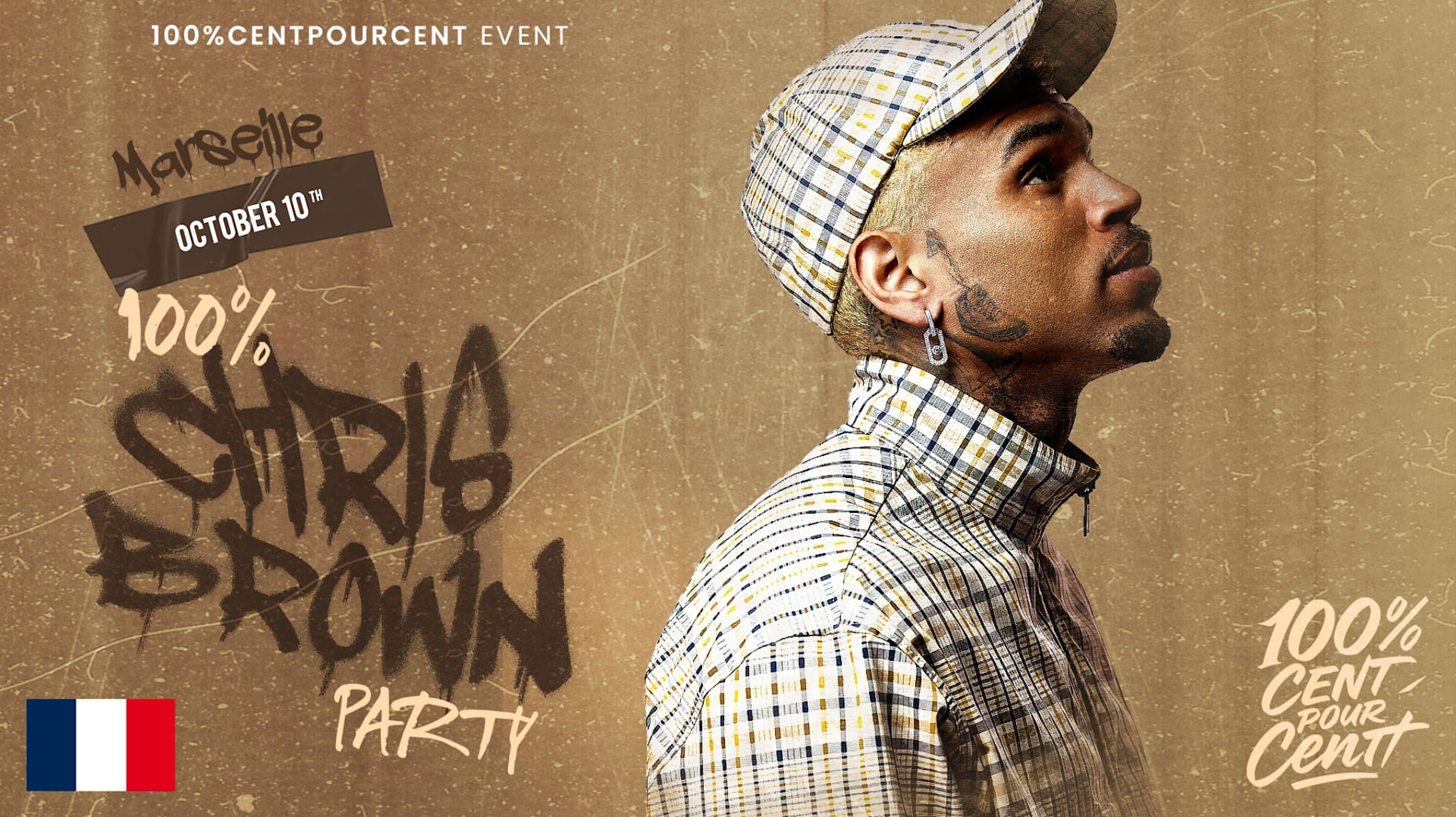 100% Chris Brown Party In Marseille !!