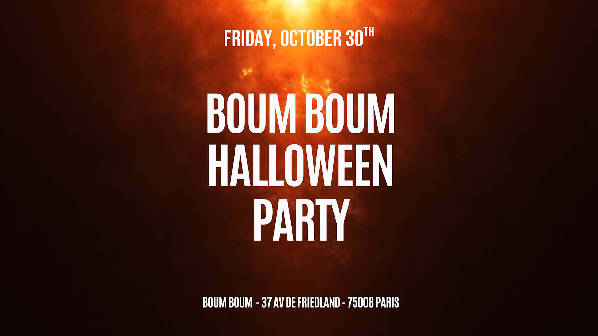 Halloween Sparta X Boum Boum - 30.10