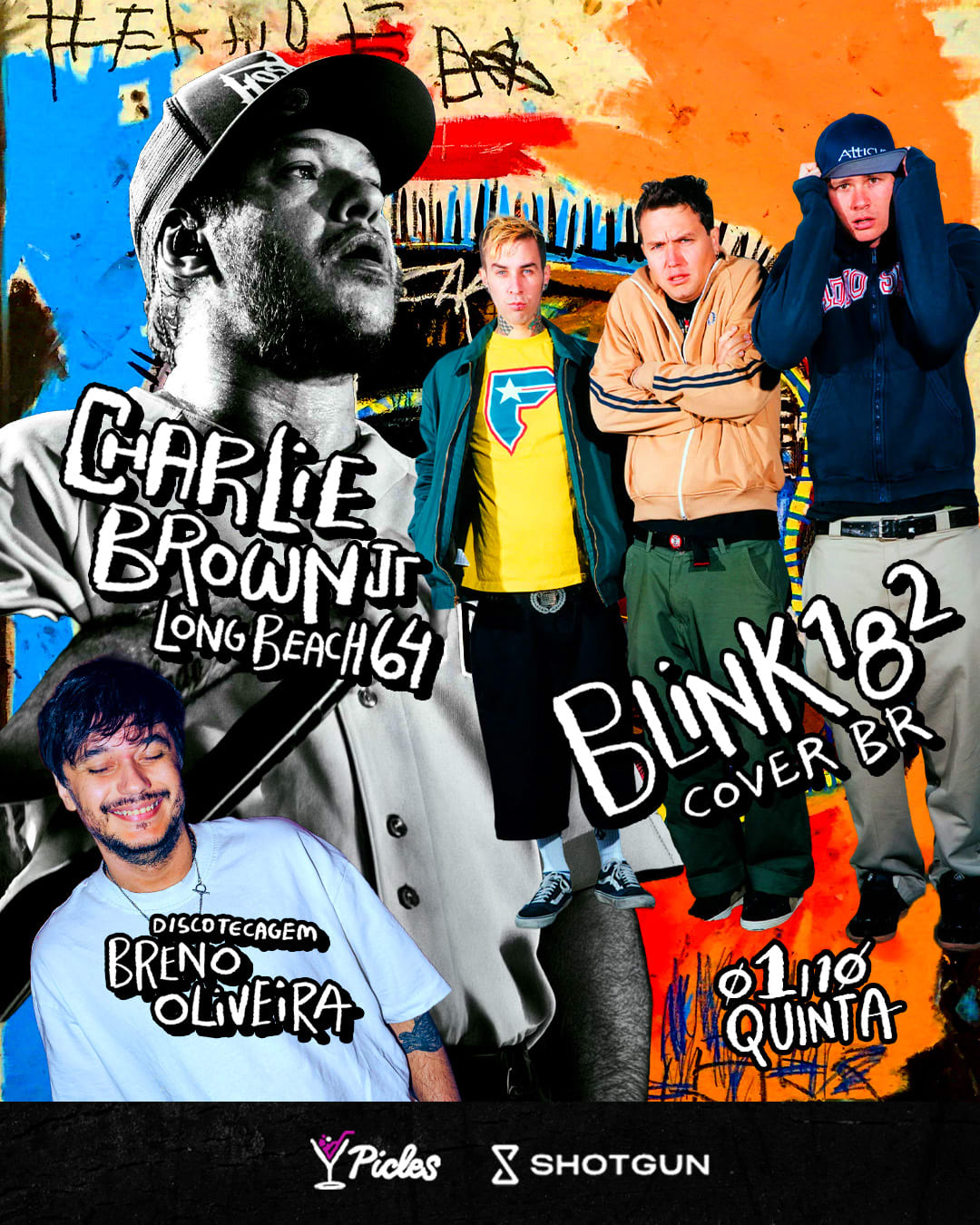 Charlie Brown Por Long Beach + Blink 182 Cover Br + Dj Breno