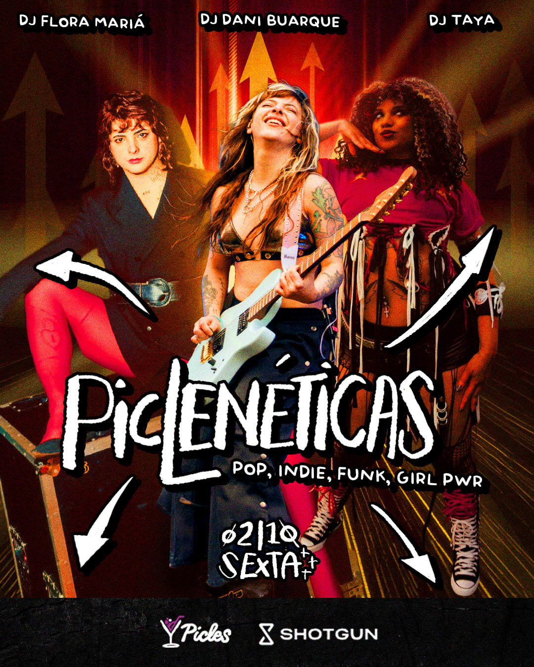 Bruna Lucchesi + Esp Beatles + Dj Taya, Flora & Dani Buarque