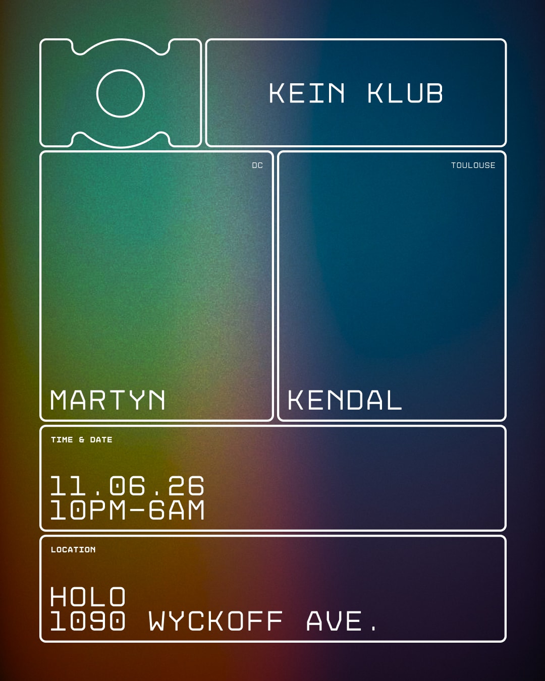 Kein Klub: Martyn, Kendal ++