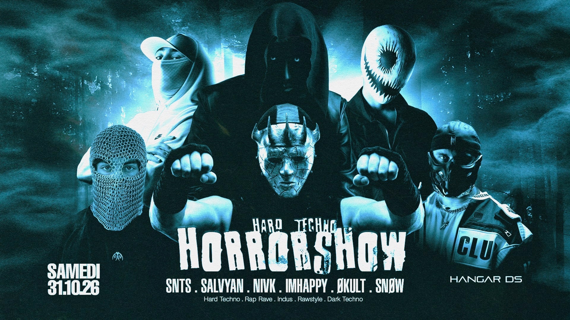 Hardtechno Horror Show // Snts - Salvyan - Nivk - Imhappy