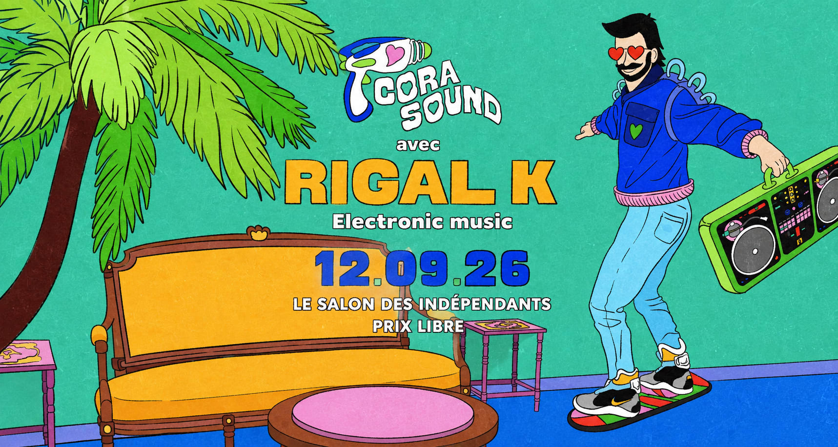 Corasound W/ Rigal K @Salon Des Indépendants / Electronic🎶
