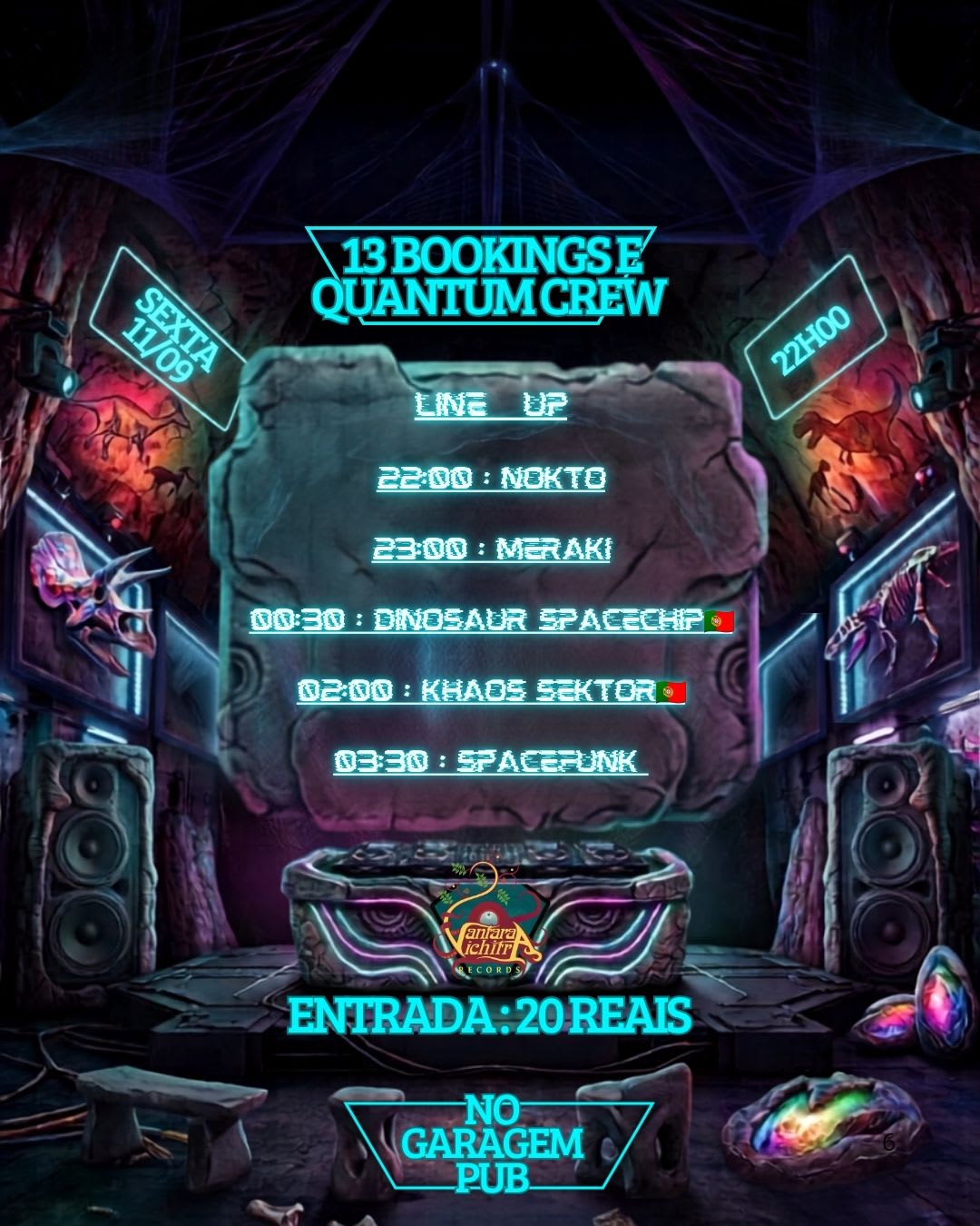 Quantum E 13 Bookings