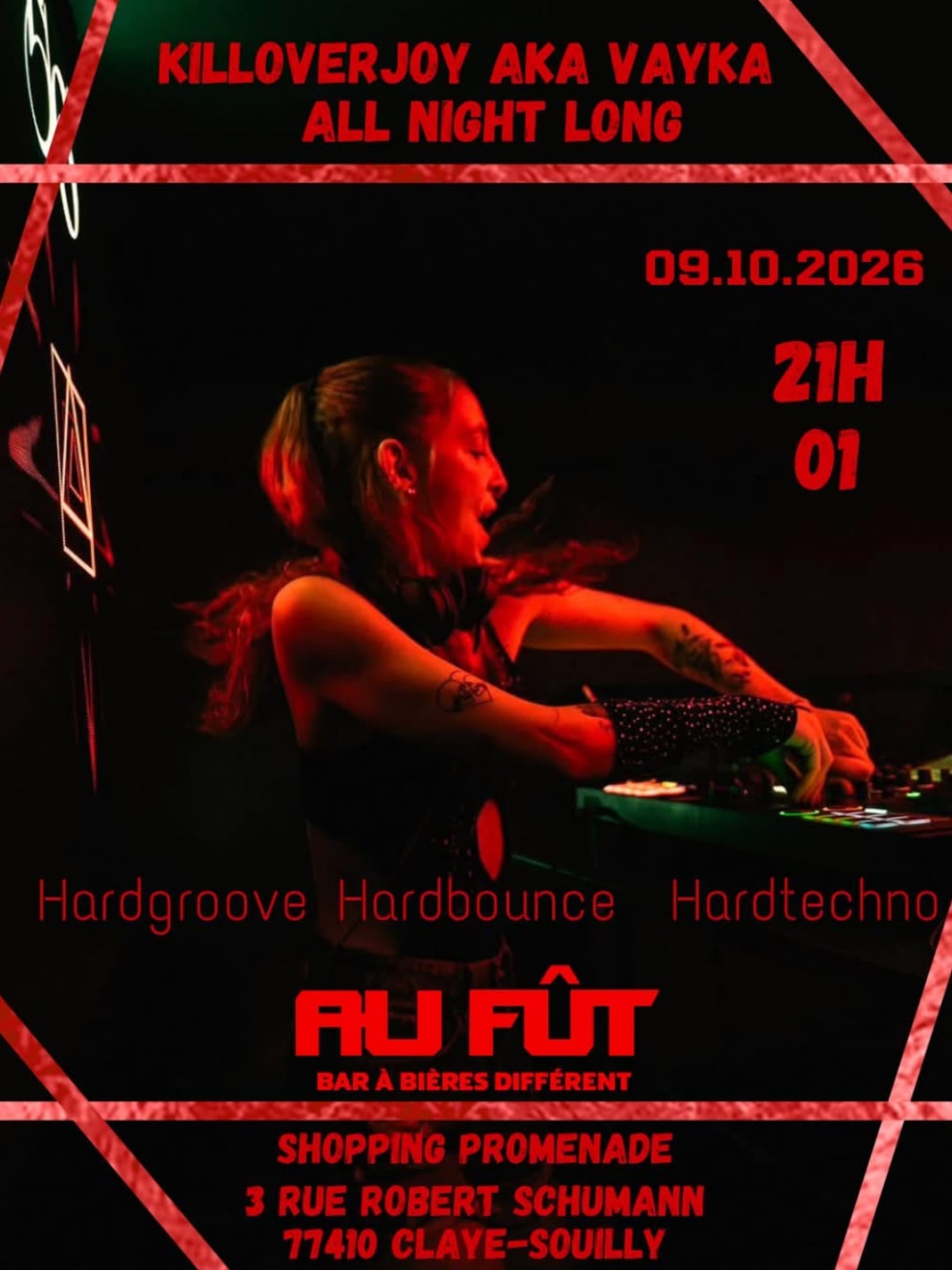 Killoverjoy - Soirée Hardgroove Hardbounce Hardtechno