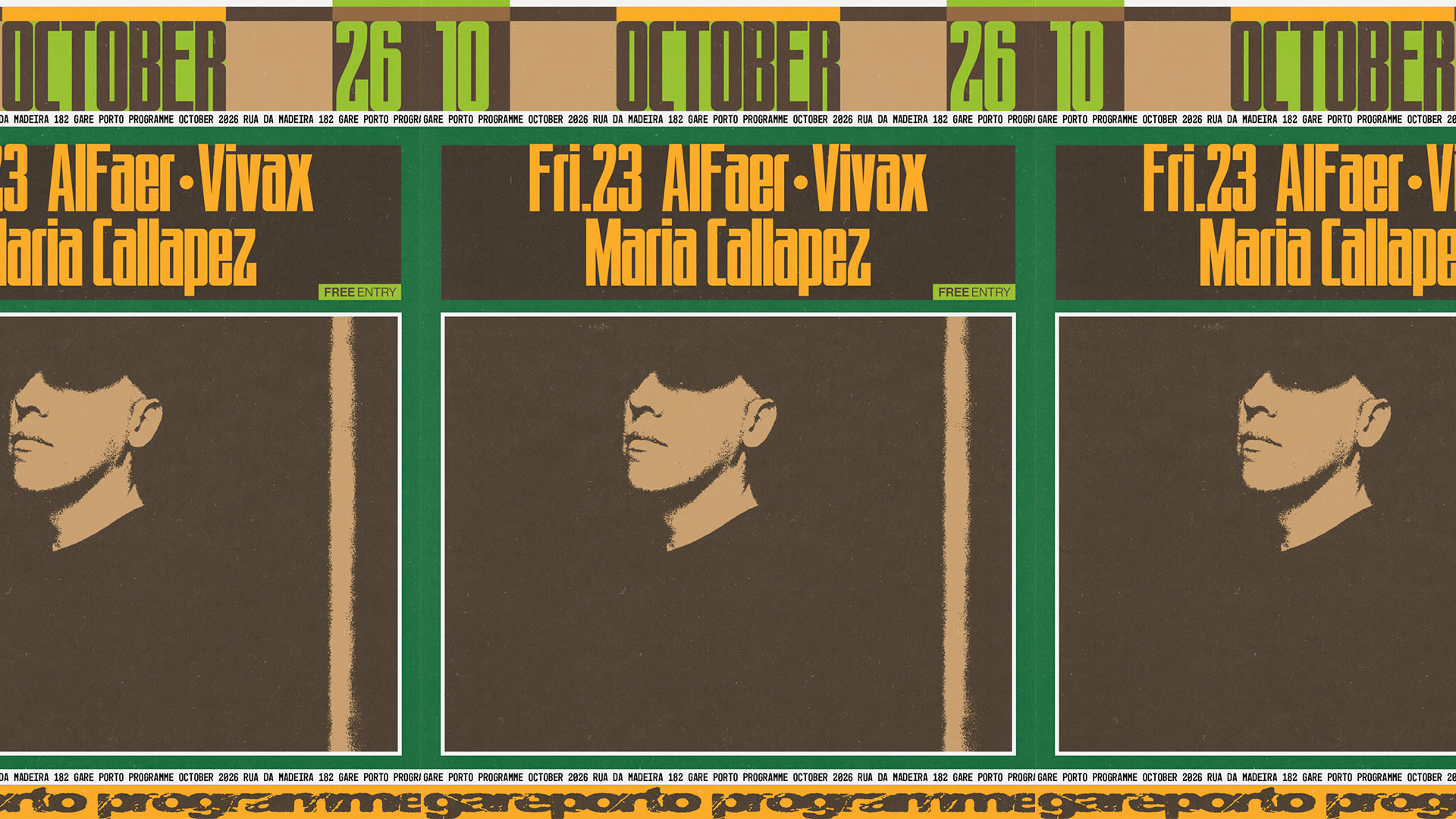 Alfaer, Maria Callapez, Vivax - Free Entry