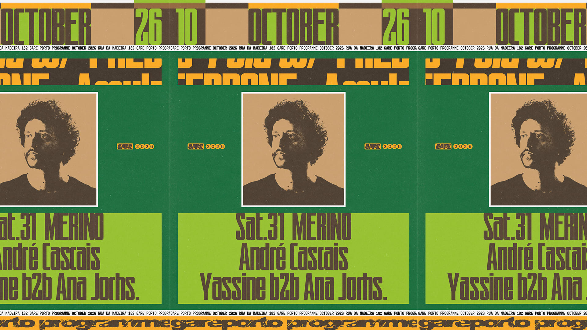 Merino, André Cascais, Yassine B2b Ana Jorhs.