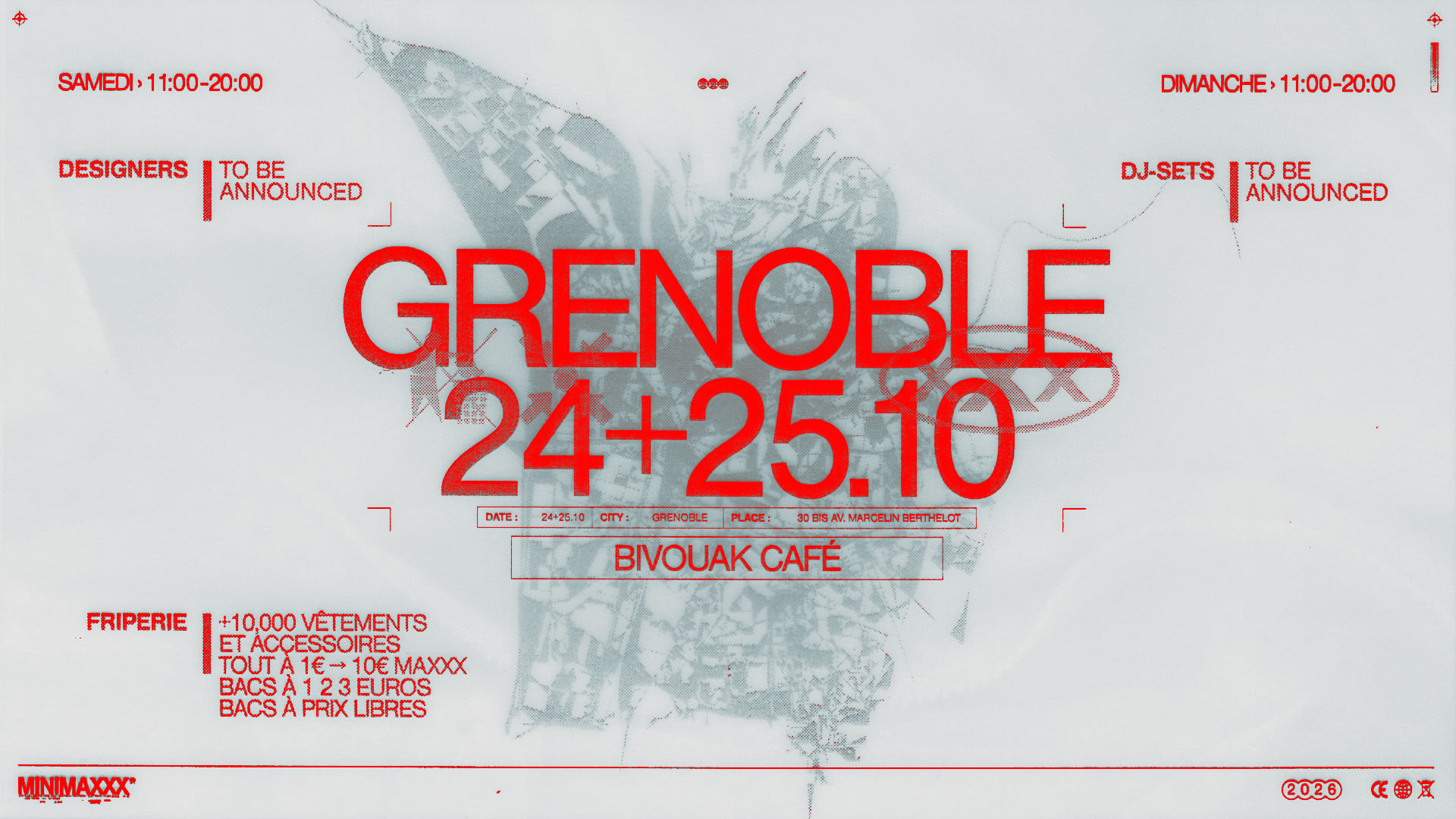 [Grenoble] Friperie + Dj-Sets + Designers