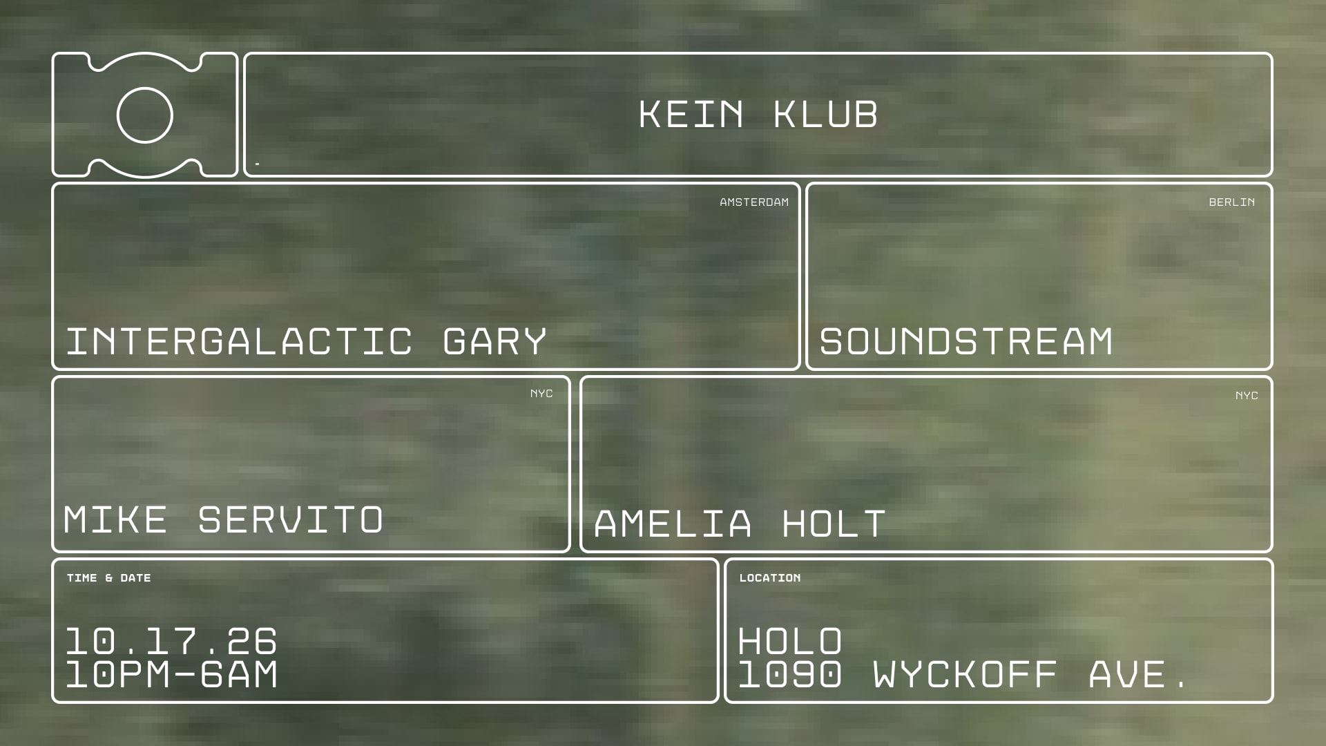 Kein Klub: Soundstream, Intergalactic Gary ++