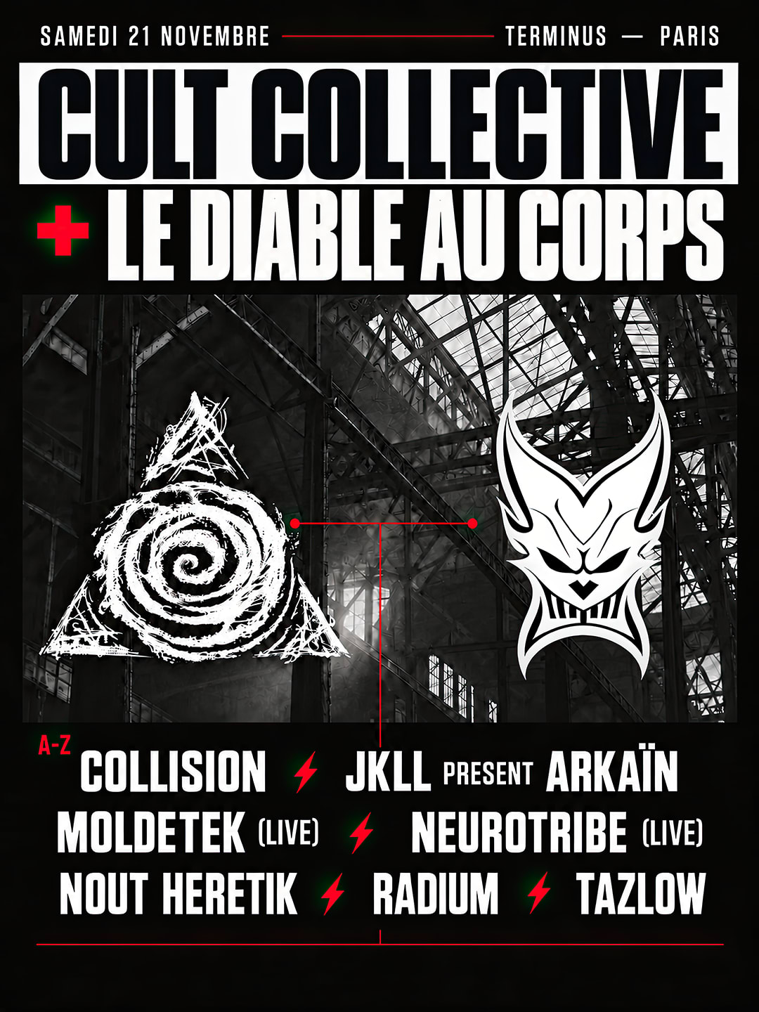 Cult Collective + Le Diable Au Corps @ Terminus - Paris