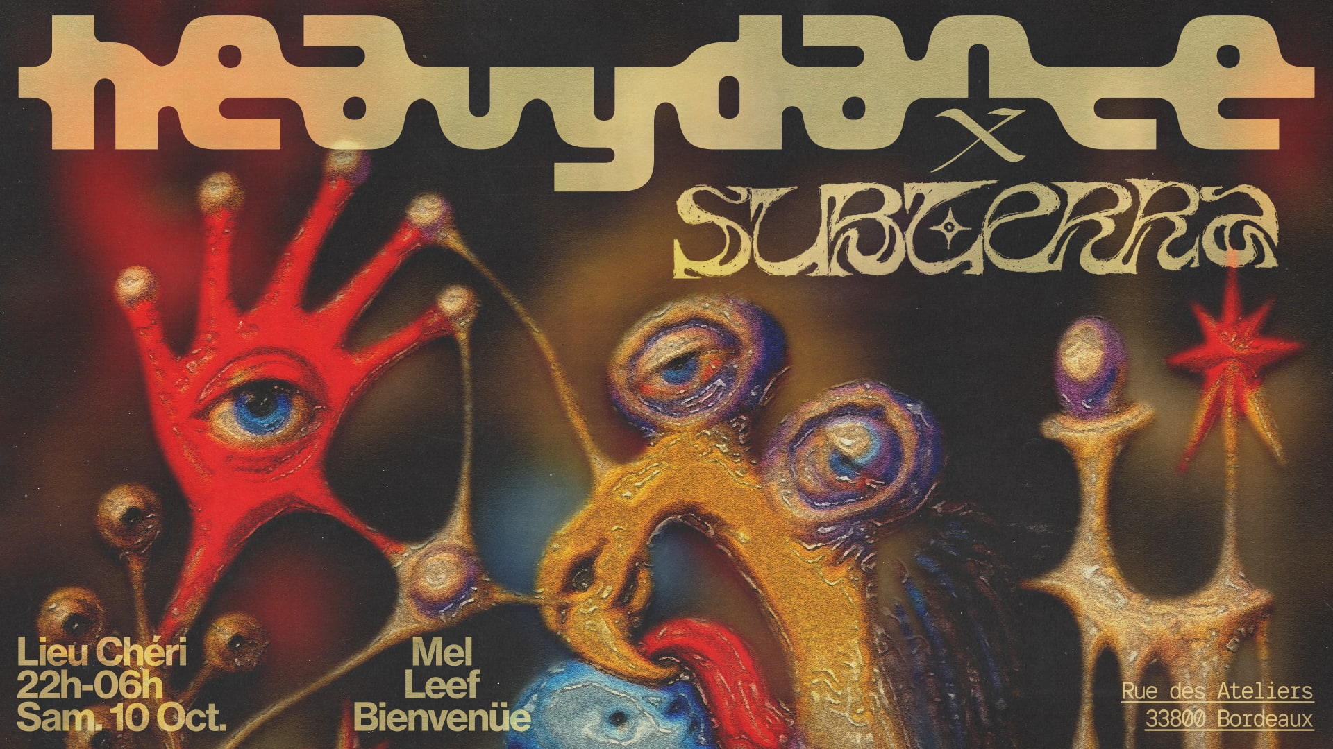 Heavydance X Subterra W/ Leef, Mel & Bienvenüe