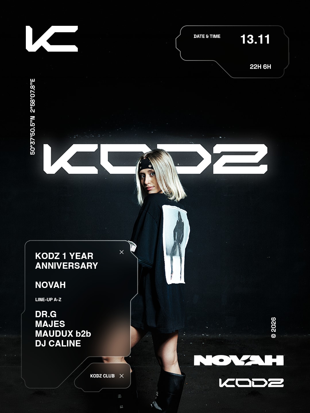 Kodz First Anniversary : Novah, Majes, Maudux & More