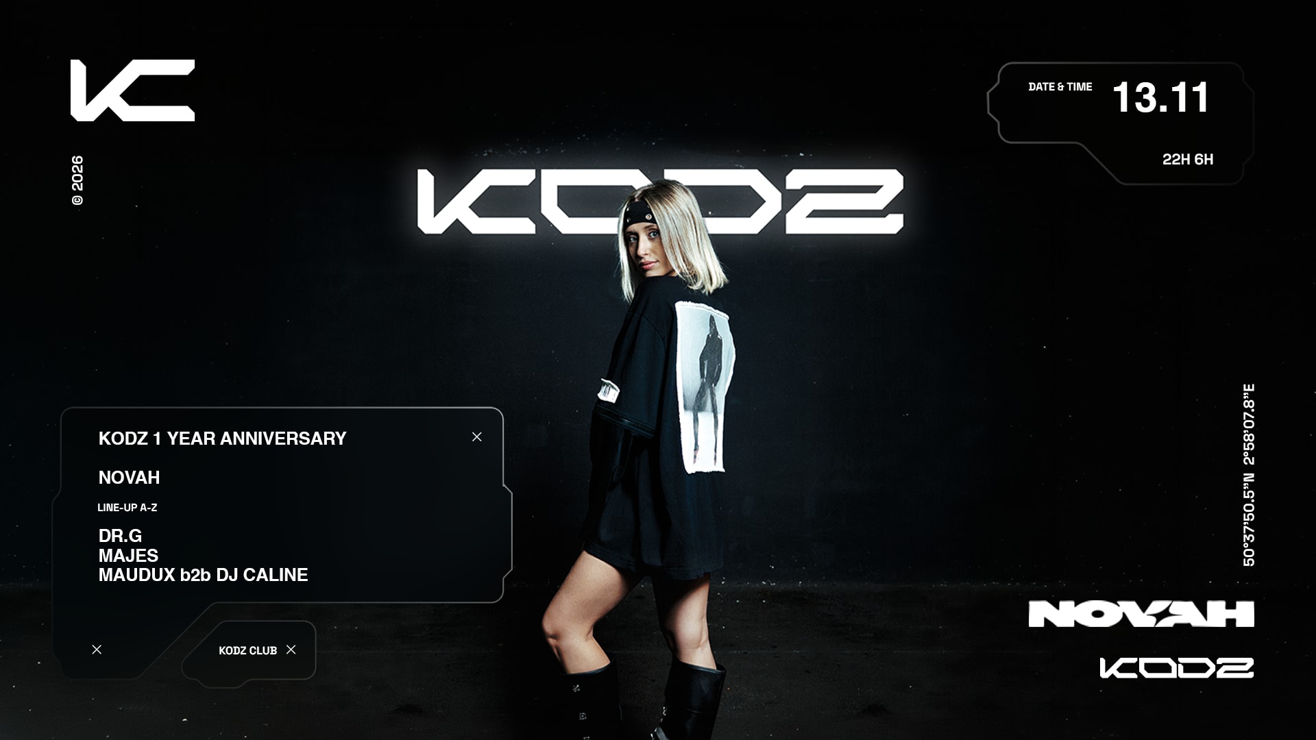Kodz First Anniversary : Novah, Majes, Maudux & More