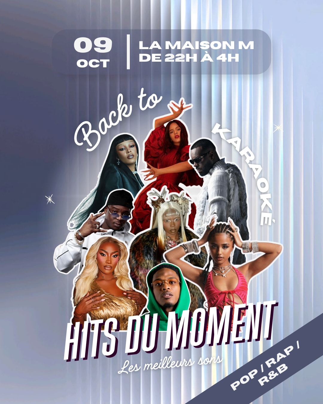 Back To Hits Du Moment + Salle Karaoké