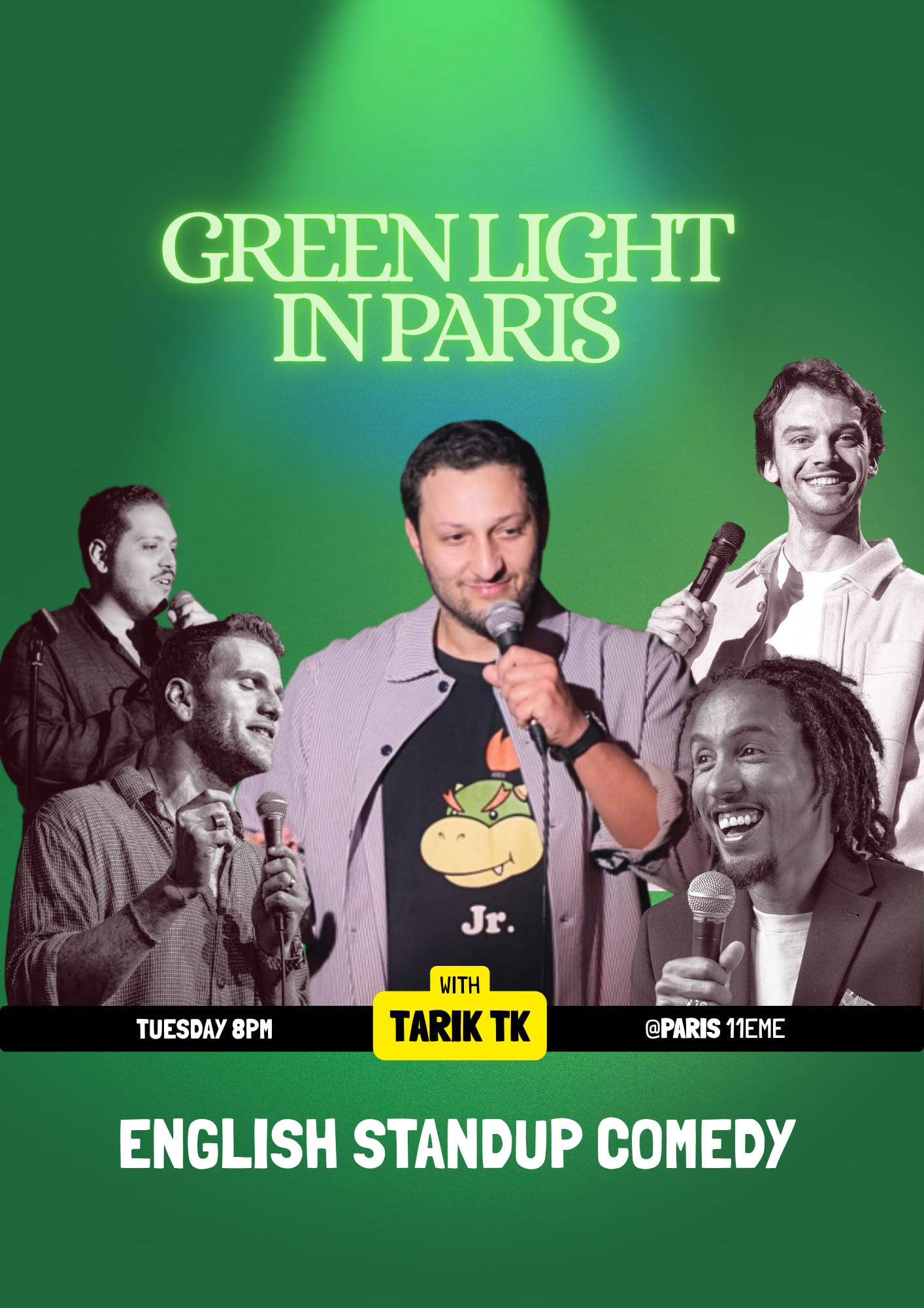 Standup Comedy In English : Green Light In Paris