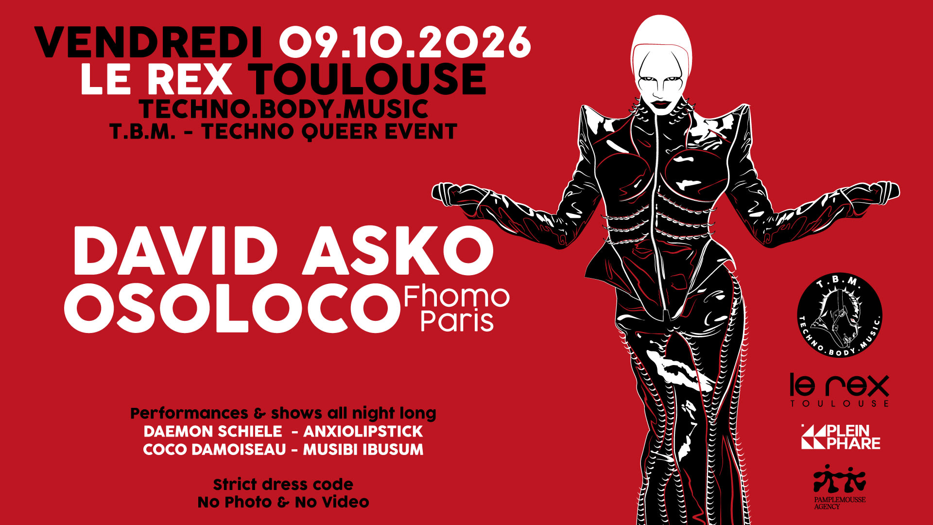Techno Body Music W/ David Asko & Osoloco (Queer Event)