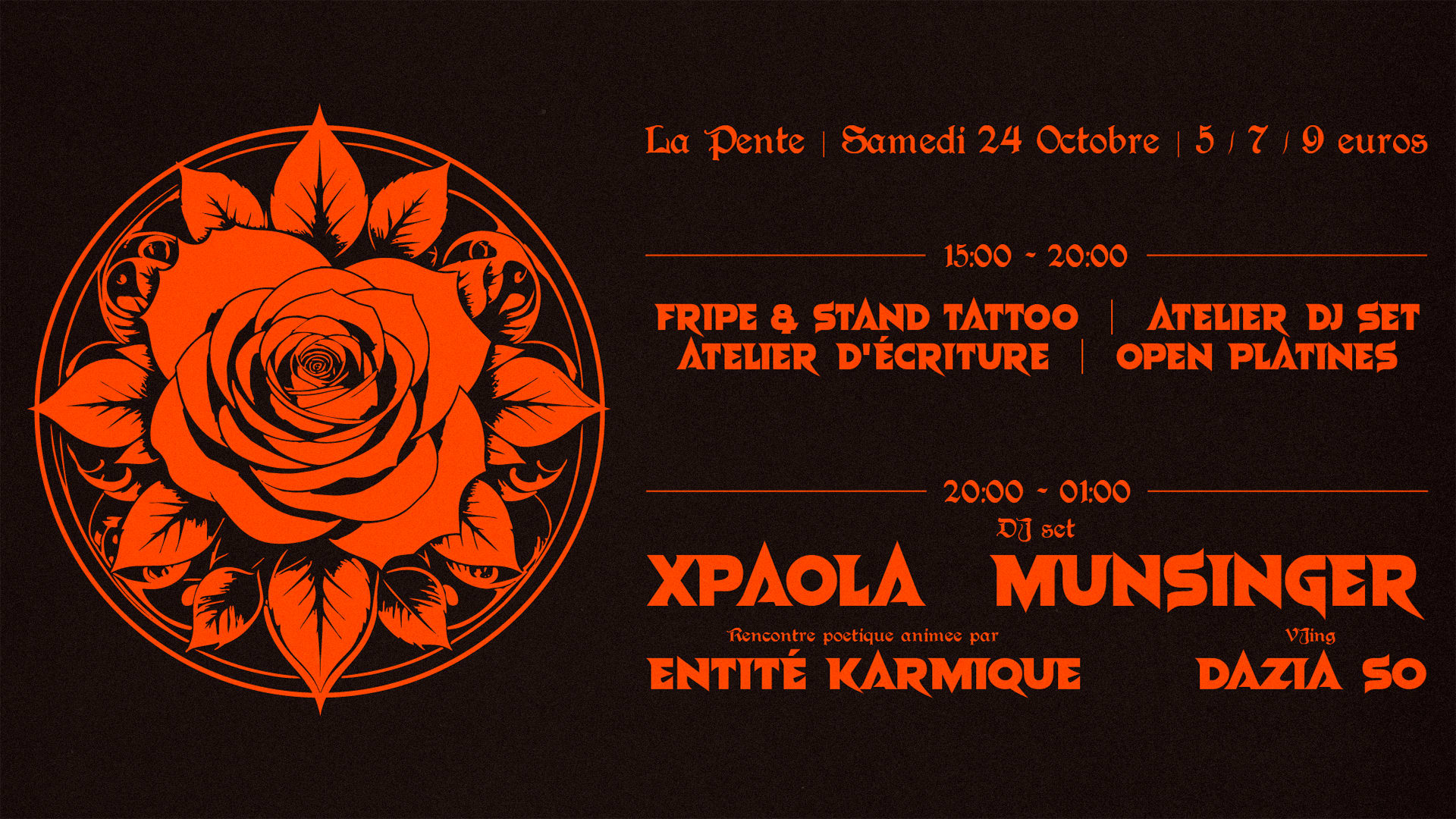Succubus Party [Dj Set / Ateliers / Frip / Tattoo]