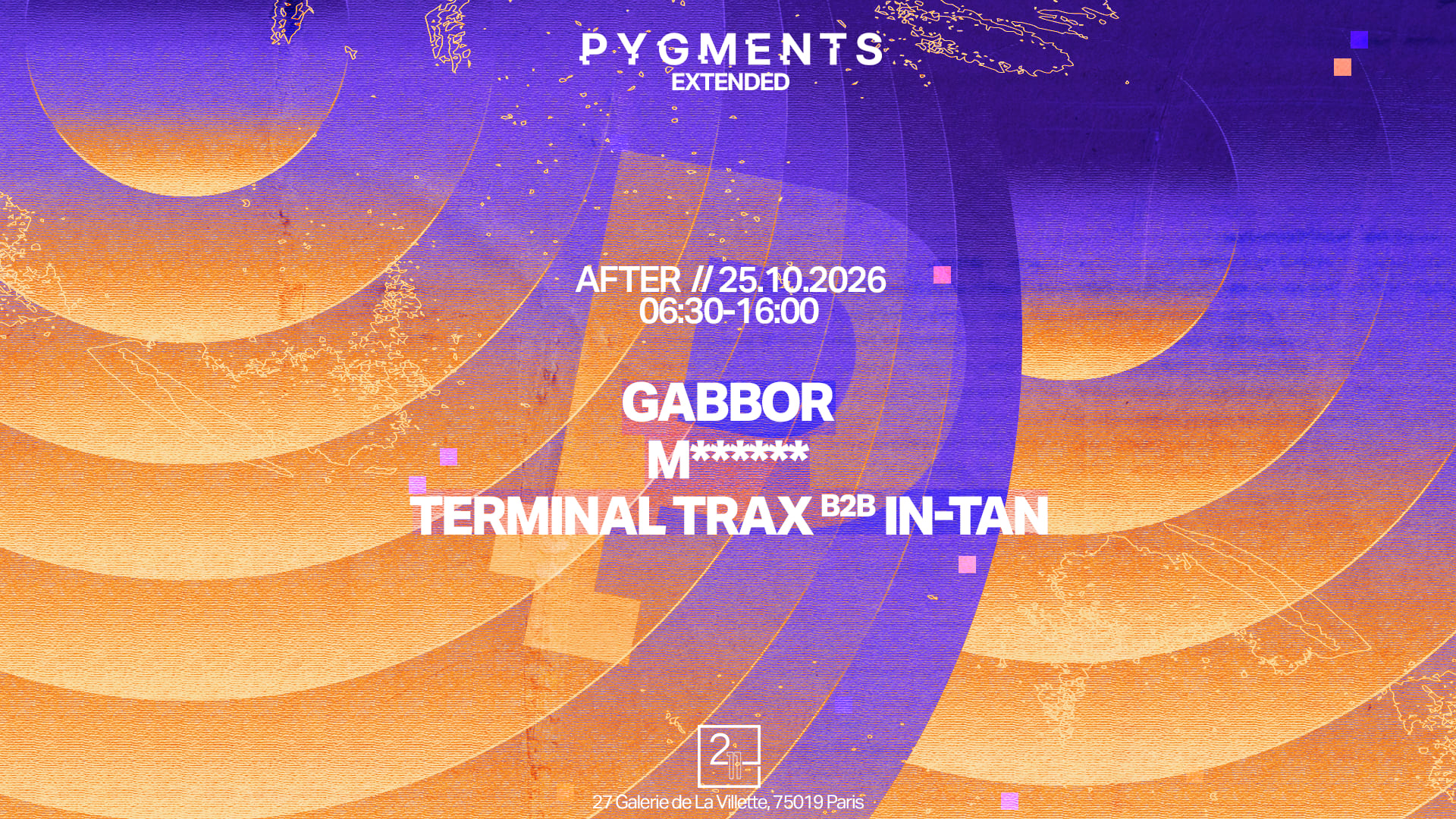 Pygments Afterparty : Gabbor, M***, In-Tan B2b Terminal Trax