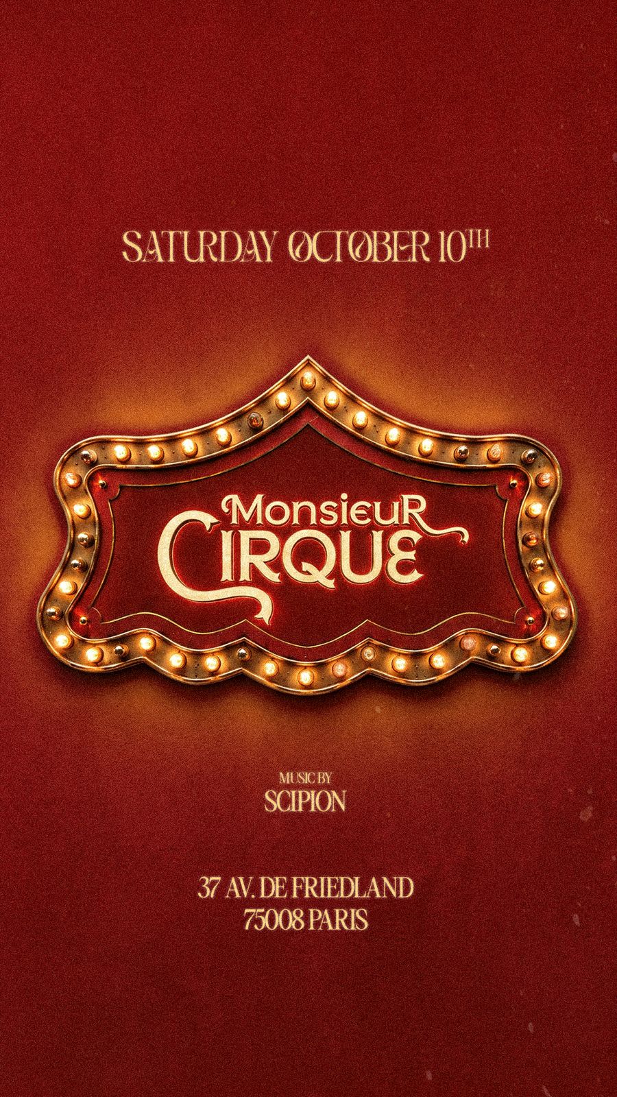 Monsieur Cirque - Samedi 10 Octobre