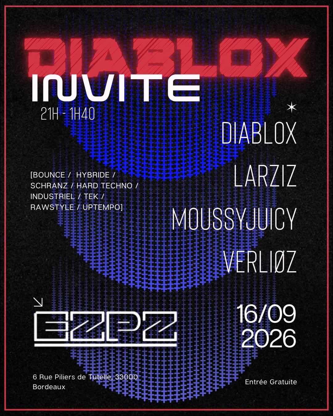 Diablox Invite @ Ezpz