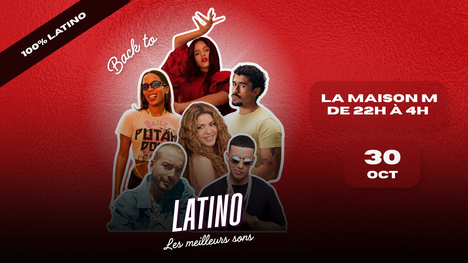 Back To Latino : Le 30 Octobre À La Maison M