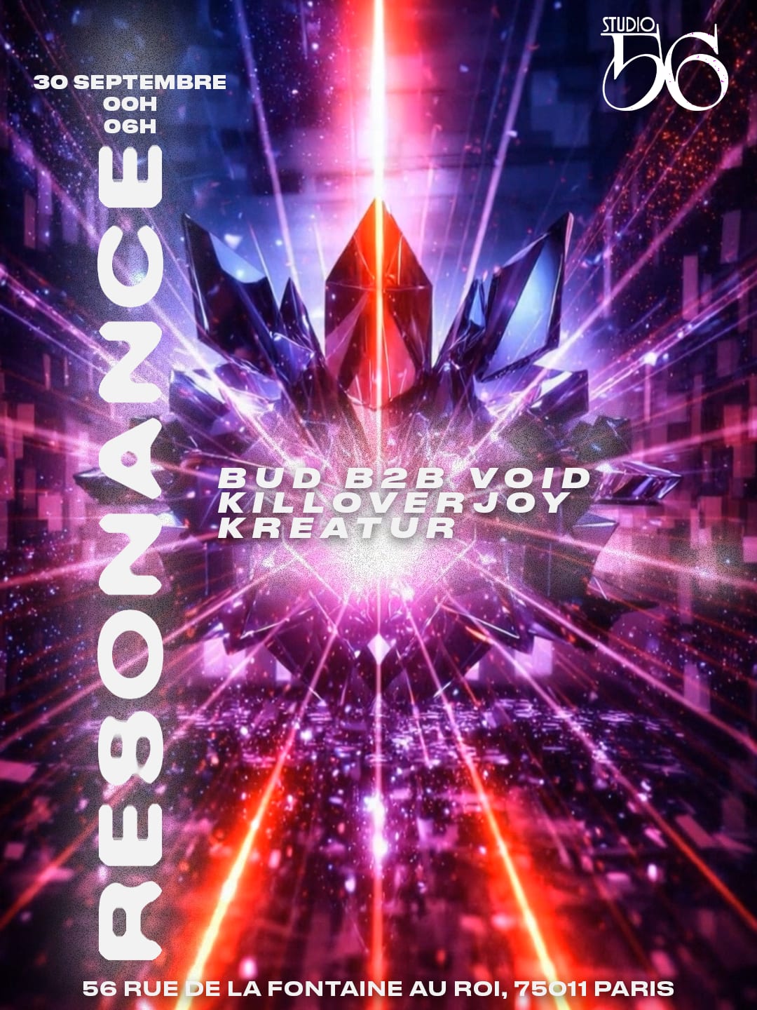 Resonance W/ Bud B2b Vøid , Killoverjoy , Kreatur