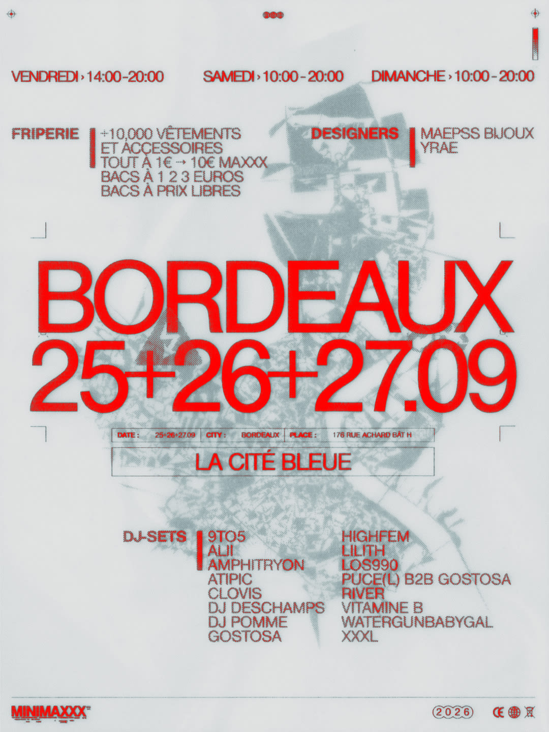 [Bordeaux] Friperie + Dj-Sets + Designers