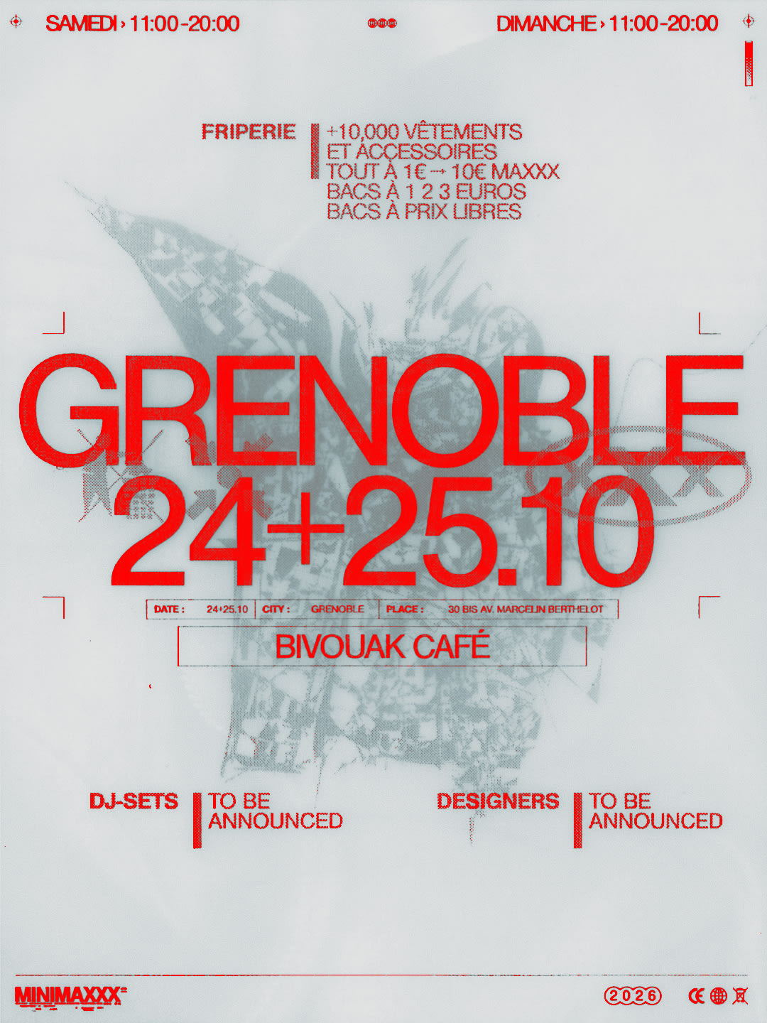 [Grenoble] Friperie + Dj-Sets + Designers