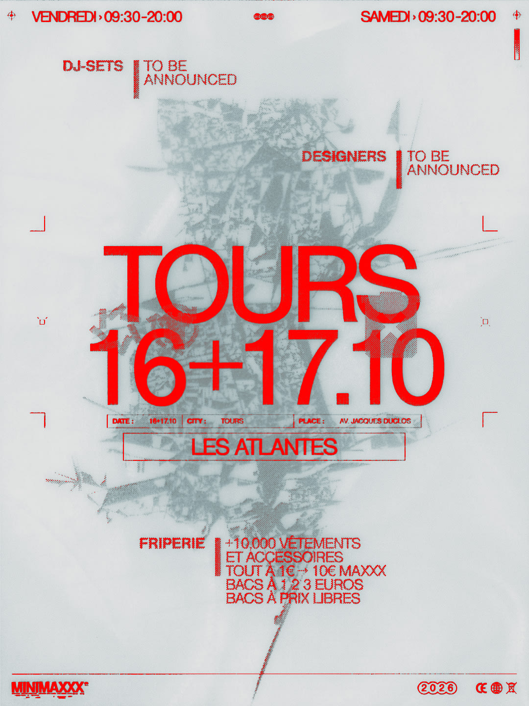 [Tours] Friperie + Dj-Sets + Designers