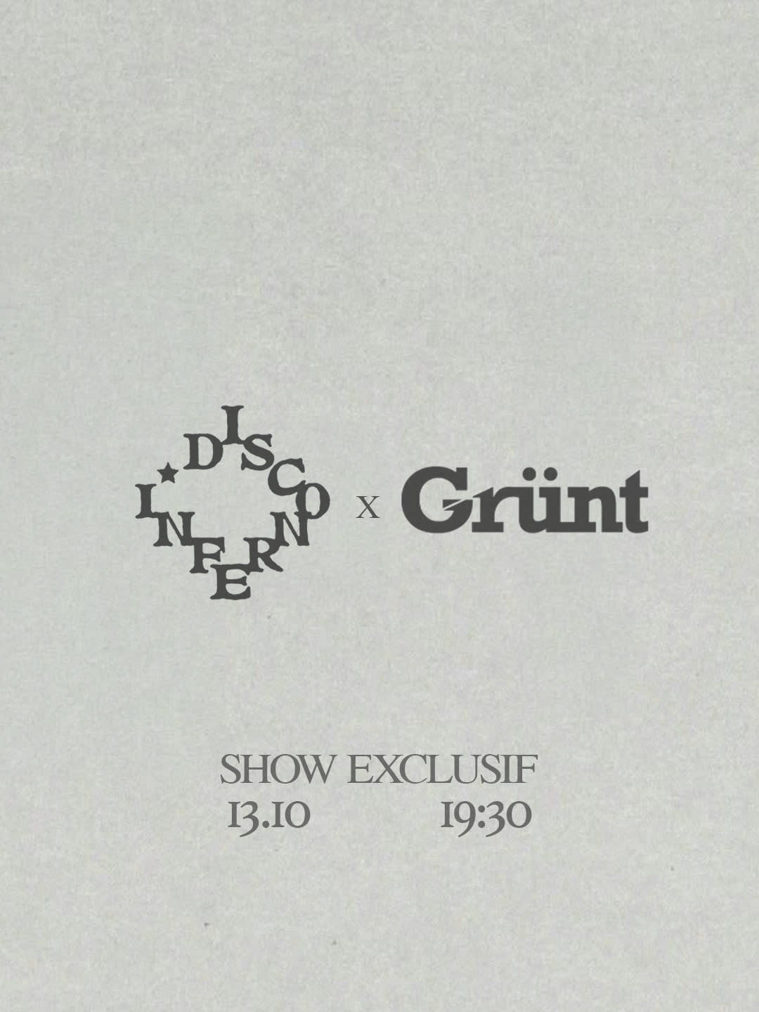 Disco Inferno X Grünt - Show Exclusif (Tournage)