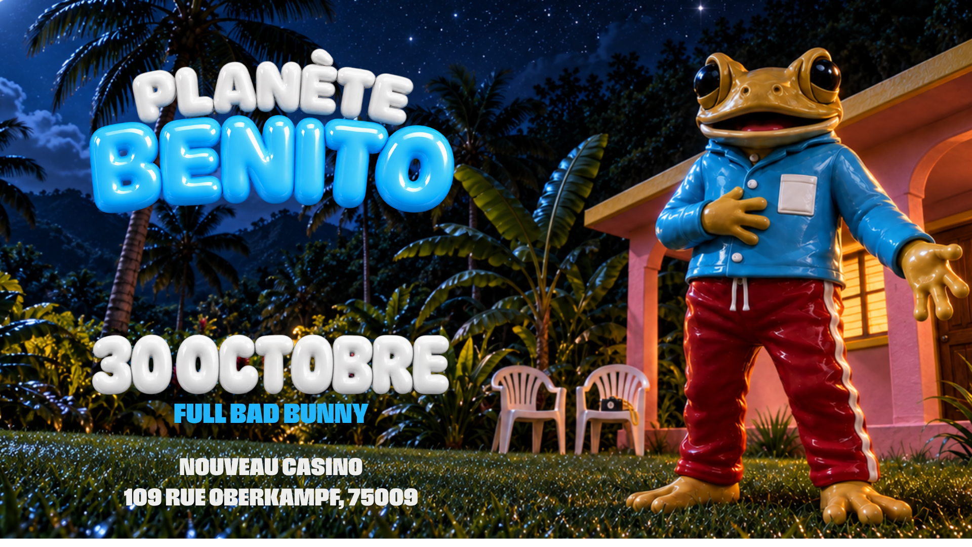 Planète Benito - 30 Octobre Nouveau Casino