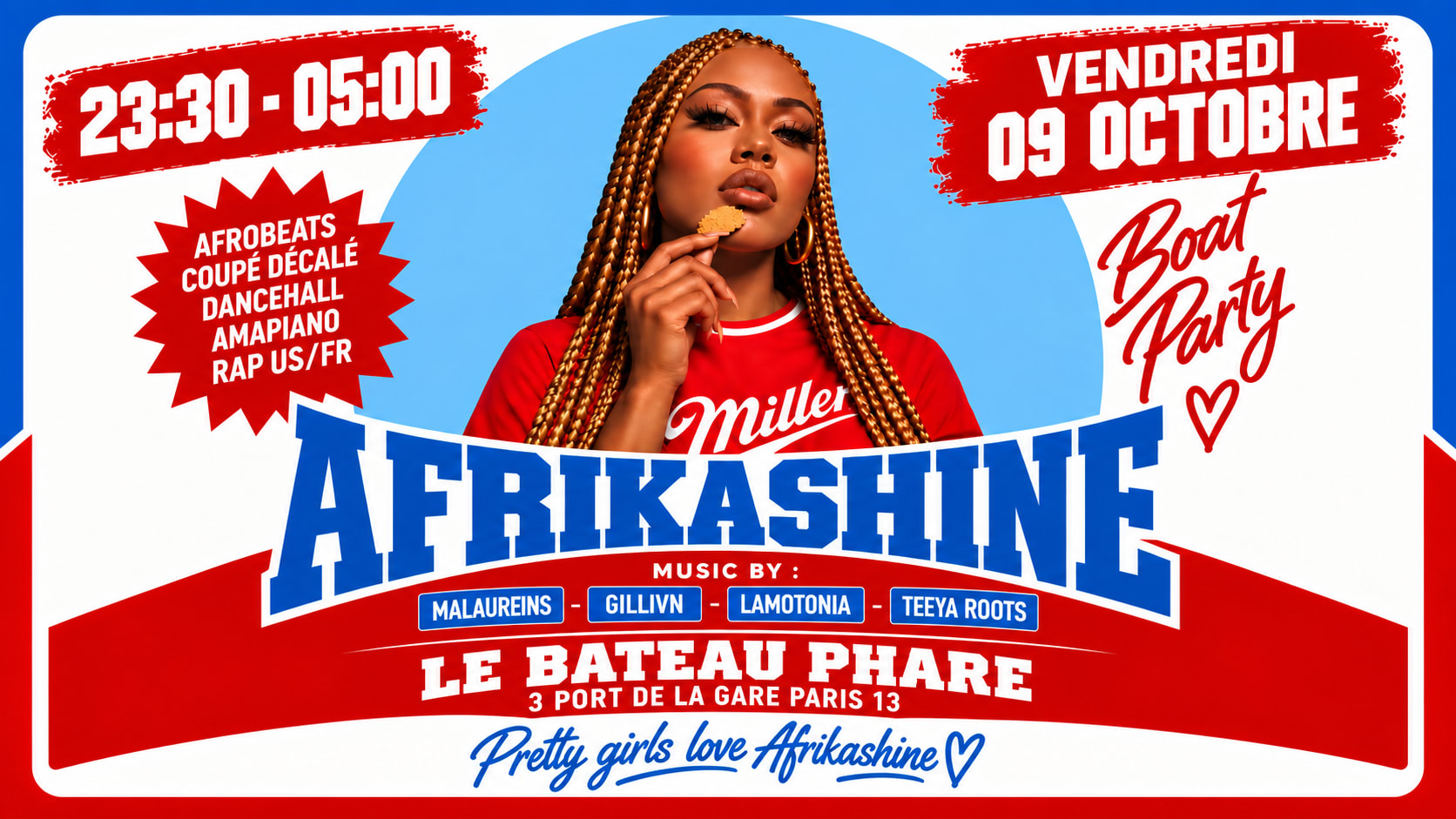 Afrikashine : Boat Party Afro