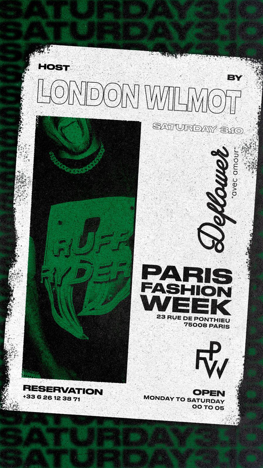 Deflower Paris Fashion Week 3october Hosted By London Wilmot